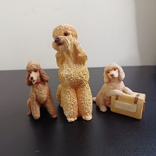 Poodle dogs ornaments for sale  KETTERING