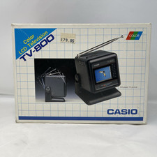 Usado, Televisão CASIO 2” portátil vintage LCD colorida TV-800 VHF UHF feita no JAPÃO comprar usado  Enviando para Brazil
