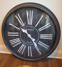 wall clock black for sale  Advance