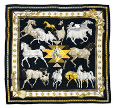 Hermes scarf chevaux d'occasion  Expédié en Belgium