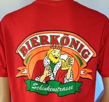 Bierkönig shirt rot gebraucht kaufen  Großbeeren