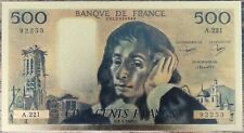 Billet 500 francs d'occasion  Aunay-sur-Odon