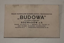 Rozwadów / Stalowa Wola wizytówka Migielski Budowa na sprzedaż  PL