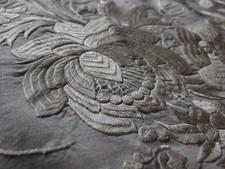 Antique hand embroidered for sale  BRIGHOUSE