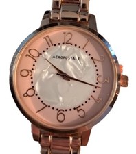 Aeropostale relógio feminino tom ouro rosa nova bateria comprimento 7" comprar usado  Enviando para Brazil