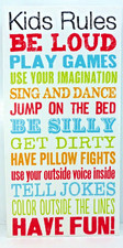 Kids rules sign for sale  Broadway