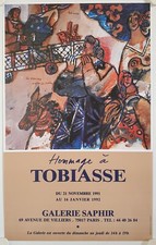 Affiche hommage tobiasse d'occasion  La Courtine