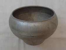 Caldeirão antigo rústico de alumínio fundido 0,6 gal panela chaleira panela de feijão primitivo comprar usado  Enviando para Brazil
