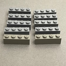Lote de 10 peças de reposição Lego 3010 tijolos cinza escuro, usado comprar usado  Enviando para Brazil