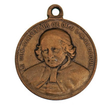 Antique religious medal d'occasion  Expédié en Belgium