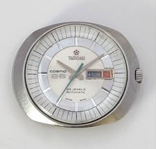 Relógio suíço vintage masculino Titoni Cosmo 88 rotomático 25 joias data do dia 43 mm comprar usado  Enviando para Brazil