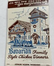 Matchbook cover bavarian for sale  Dayton