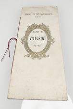 Vittoria antico opuscolo usato  Montesilvano
