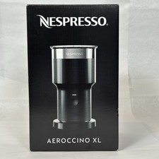 Espumador de leche eléctrico frío y caliente Nespresso Aeroccino XL negro acero inoxidable segunda mano  Embacar hacia Mexico