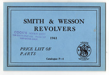 1941 Smith and Wesson revólveres lista de preços de peças catálogo comercial ilustrações comprar usado  Enviando para Brazil