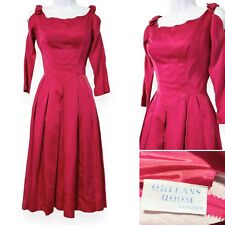 Vestido de festa vintage Remick's Orleans Room rosa ombro frio arco XS, usado comprar usado  Enviando para Brazil