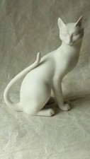 Figurine chat porcelaine d'occasion  Mont-Saint-Aignan
