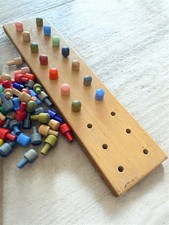 Vintage montessori wooden for sale  PETERBOROUGH