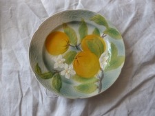 Ancienne assiette barbotine d'occasion  Bourg-en-Bresse