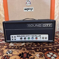Vintage Anos 70 Sound City 50 Plus B50 Válvula de Baixo Amplificador Cabeça Dallas Arbiter comprar usado  Enviando para Brazil