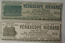 Publicité ancienne verascope d'occasion  Beaumont-de-Lomagne