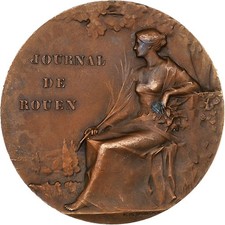 Médaille journal normandie d'occasion  Lille-