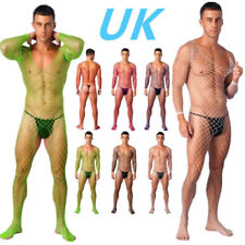 Mens fishnet bodysuit for sale  SWANSEA