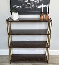 Metal etagere woodgrain d'occasion  Expédié en Belgium