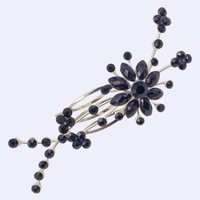 Black crystal flower for sale  RIPON