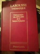 Larousse thématique dictionna d'occasion  Allos