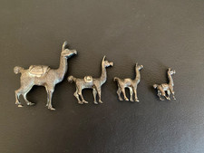 Estatueta de lhama esterlina família (4), Peru, vintage!, usado comprar usado  Enviando para Brazil