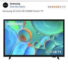 Samsung ue32h5000fkxxu smart for sale  HARLOW