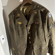 Segunda Guerra Mundial 10ª Divisão Blindada dos EUA-Terceiro Serviço Comando Uniforme Corporal-1 Fita comprar usado  Enviando para Brazil