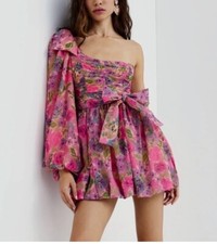 Usado, Vestido floral de um ombro For Love & Lemons Annie tamanho XS comprar usado  Enviando para Brazil