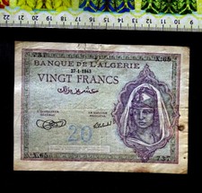 Billet banque algerie d'occasion  Caen