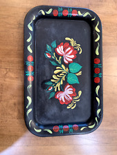 Vtg toleware black for sale  South Hamilton