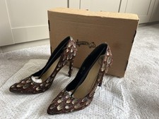 Feather stiletto heels for sale  BURTON-ON-TRENT