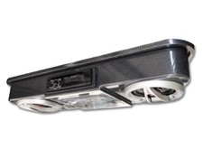 Carrinho de golfe MadJax console estéreo aéreo fibra de carbono | Ajuste universal comprar usado  Enviando para Brazil