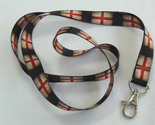 Mini cordão de alça de pescoço bandeira da Inglaterra para identificação/chaves 15mm feito no Reino Unido correio grátis do Reino Unido, usado comprar usado  Enviando para Brazil