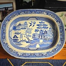 Antique staffordshire blue for sale  ASKAM-IN-FURNESS