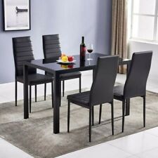 Set leather dining for sale  Flanders