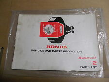 Honda xl125 service for sale  NOTTINGHAM