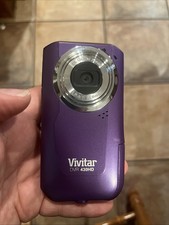 Câmera de Vídeo Vivitar DVR 430HD ROXA Testada FUNCIONA comprar usado  Enviando para Brazil