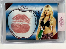 2024 Benchwarmer One NICOLE LOUM 1/1 RED FOIL KISS AUTO Envelopado QUENTE 4 PROFESSOR comprar usado  Enviando para Brazil