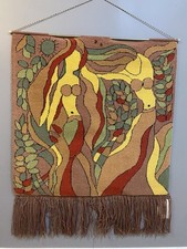 Mermaid hooking tapestry for sale  Elberfeld