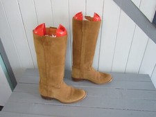 Bottes daim camel d'occasion  Serris