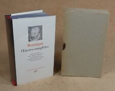 Pleiade montaigne oeuvres d'occasion  Beaurieux