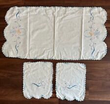 Vintage embroidered crochet for sale  Pleasanton