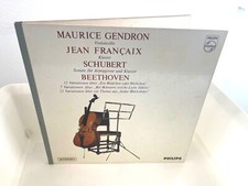 MAURICE GENDRON - JEAN FRANCAIX - SCHUBERT CELLO CONCERT - PHILIPS 802805 NL comprar usado  Enviando para Brazil