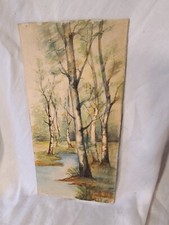 Antique watercolor board for sale  Deep River